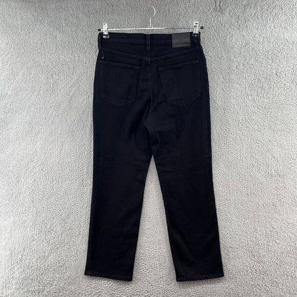 Aritzia Denim Forum Arlo High Rise Straight Size 29 28L Black wash Jeans NWOT - Picture 2 of 14